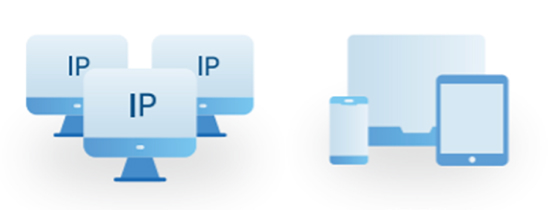 IP 관리 및 단말 관리 지원 이미지